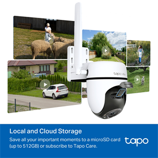 TP-LINK 2MP Speed Dome 4G LTE Pan-Tilt IP Kamera TAPO C501GW