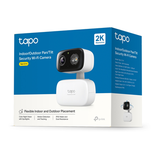 TP-LINK 3MP 4MM WIFI Kablosuz Pan/Tilt İç-Dış Mekan IP Kamera TAPO C216