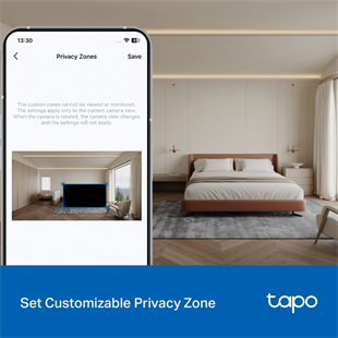 TP-LINK 3MP 4MM WIFI Kablosuz Pan/Tilt İç-Dış Mekan IP Kamera TAPO C216