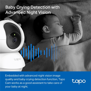 TP-LINK 3MP TAPO C210 Akıllı Güvenlik Bebek Kamerası Wlan (Kablosuz)