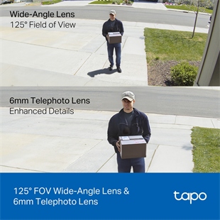 TP-LINK 3MP Tapo C246D Wifi Kablosuz Çift Lensli Pan/Tilt IP Güvenlik Kamerası