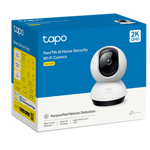 TP-LINK 4MP 4mm Wıfı Kablosuz Pan-Tilt IP Kamera TAPOC220