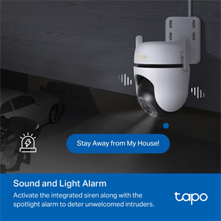 TP-LINK 5MP Speed Dome 4MM WIFI Kablosuz Pan-Tilt IP Kamera TAPO-C530WS