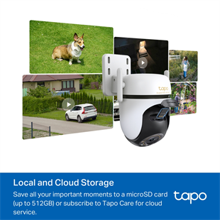 TP-LINK 5MP Speed Dome 4MM WIFI Kablosuz Pan-Tilt IP Kamera TAPO-C530WS