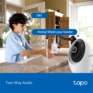 TP-LINK 8MP 4.3MM WIFI Kablosuz Pan/Tilt IP Kamera Tapo C260