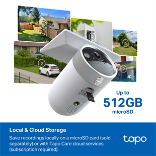 TP-LINK 8MP Bullet 3MM WIFI Kablosuz Güneş Panelli Pilli IP Kamera TAPO-C465