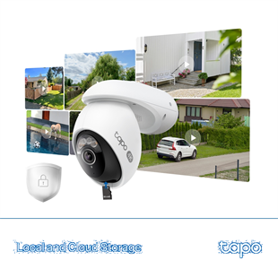 TP-LINK 8MP PTZ OutDoor Kablosuz Pan-Tilt IP Kamera Tapo Tapo C560WS