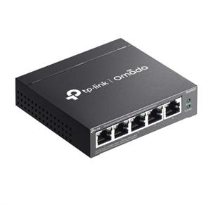 TP-LINK OMADA ES205GP 5 Port Gbit 4 Port Poe 65W Desktop Yönetilebilir Çelik Kasa Switch