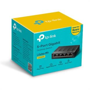 TP-LINK LS1005G 5 port Gbit Desktop Yönetilemez Plastik Kasa Switch