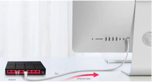 TP-LINK MERCUSYS MS108G 8 port Gbit Desktop Yönetilemez Switch