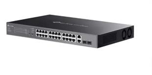 TP-LINK OMADA ES228GMP 28 Port Gbit 28 Port PoE 384W 2xSFP Rack mount Yönetilebilir Switch