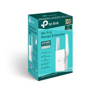 TP-LINK RE705X AX3000 Dual Band Mesafe Genişletici Priz Tipi Router