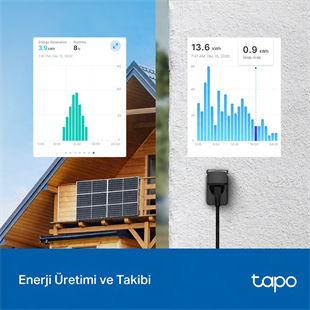TP-LINK TAPO-P410M Matter IP54 16A 3680W Enerji İzlemeli Akıllı Dış Mekan Wıfı Priz