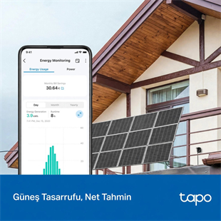 TP-LINK TAPO-P410M Matter IP54 16A 3680W Enerji İzlemeli Akıllı Dış Mekan Wıfı Priz