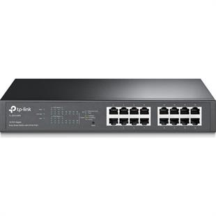 TP-LINK TL-SG1016PE 16 PORT 10/100/1000 8 PORT POE+ YONETILEBILIR RACK MOUNT SWITCH