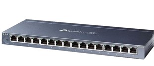 TP-LINK TL-SG116 16 Port Gbit Desktop Yönetilemez Çelik Kasa Switch
