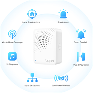 TP-LINK Tapo H100 Zil Özellikli ile Tapo Akıllı Hub
