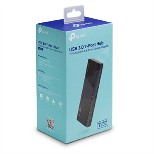 TP-LINK UH700 7port USB 3.0 Siyah USB Çoklayıcı Hub Adaptörlü