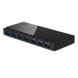TP-LINK UH700 7port USB 3.0 Siyah USB Çoklayıcı Hub Adaptörlü