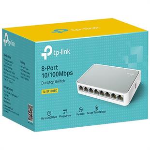 TP-Link TL-SF1008D 8-Portlu 10/100Mbps Masaüstü Switch
