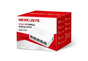 TP Mercusys MS105 5li Masa üstü switch