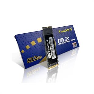 TWINMOS 512GB 580/550MB/s 4mm M.2 2280 SATA 3.0 SSD NGFFFGBM2280 3D-NAND