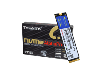 TWINMOS NVMe1TB2280AP AlphaPro M.2 1TB (3600/3250MB/s) PCIe + NVMe (3D NAND) SSD Disk (22x80MM)
