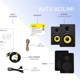 Thonet & Vander KÜRBIS 2.0 72W Cinema Ahşap Speaker - 2.0 Sistem - 72W RMS