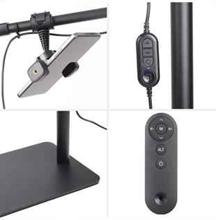TrLed F-700B 70CM Zebra Elmas Desenli Ayaklı Profesyonel Güzellik Salonu Lambası