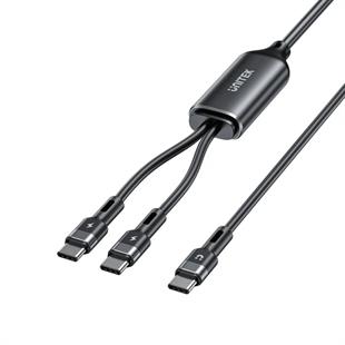 UNITEK 2in1 TYPE-C HIZLI ŞARJ KABLO (C14146ABK01-1.8M)