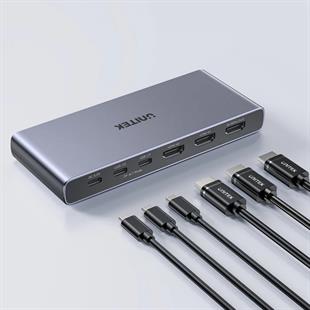 UNITEK 4K HDMI/USB-C SWITCH 4IN1OUT(V1313AGY01-EU)