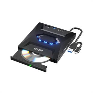 UNITEK HARİCİ DVD-RW USB TYPE-C/A 5in1 DOCK (T1037A)