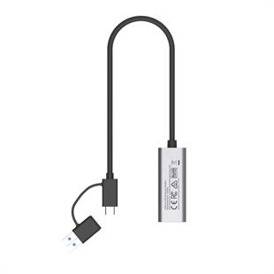 UNITEK HİBRİT USB-C/USB-A 2.5 GİGABİT ETHERNET ADAPTÖRÜ (U1313CGY01)