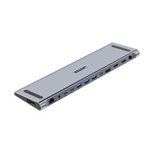 UNITEK UHUB15+ USB-C 4K BAGLANTI ISTASYONU (D1106AGY01)