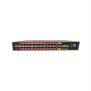 URANIUM POE-G2422SFP-300W 24 PORT GIGABIT+2XGB RJ45/2XSFP UPLINK RACKMOUNT POE SWITCH