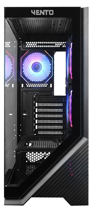 VENTO VG4202FLA 850W Siyah Temper Camlı E-ATX