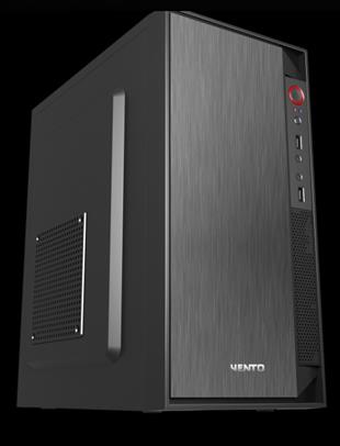 VENTO VS119S 400W Siyah Mini Tower M-ATX Kasa
