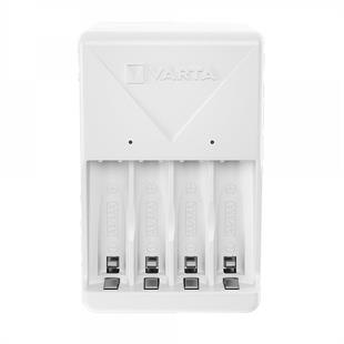 Varta 4XAA 2100 Mah Pilli Beyaz Plug Pil Şarj Ci̇hazı