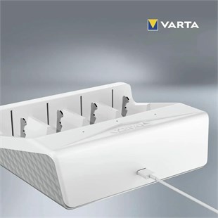 Varta 57658 Universal Charger Type-C USB Çoklu 5li Pil Şarj Cihazı (AA / AAA / C / D / 9V)