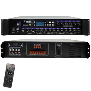 WESTA WM-2250U 6 Bölgeli 250W 100V Mikser Amfi