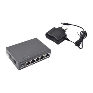 WITEK 5port  Gigabit Yönetilemez Switch Metal Kasa WI-SG105