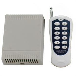 Weko 12 Volt - 433 Mhz 12 Kanallı Uzaktan Kumandalı Garaj Kumandası Kopyalama ve Role Devresi