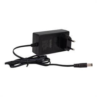 Weko 14.4 Volt - 1 Amper 5.5*2.5 Uçlu Plastik Işıklı Kasa Priz Tip Adaptör