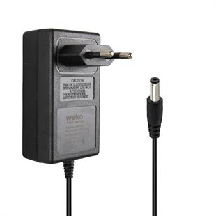 Weko 8.4 Volt - 2 Amper 5.5x2.5mm Uçlu Priz Tip Kırmızı Yeşil Ledli Yerli Üretim Akü Şarj Adaptörü