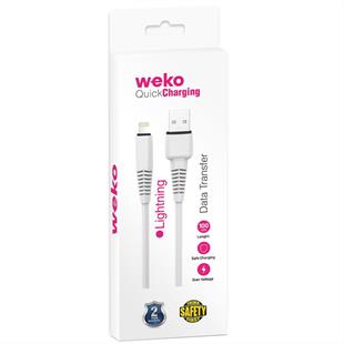 Weko WK-22022 USB To Lightning Telefon Şarj Kablosu