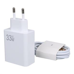 Weko WK-27876 M11 Beyaz 33 Watt Turbo Usb Şarj Başlık Adaptörü + Type-C Kablo
