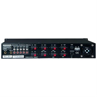 Westa WM-250UT 250W /4-16 Ohm USB/BT/EKO/UK 6 Bölgeli 4 Mik.Giriş Trafolu Mixer Anfi
