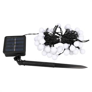 Winnboss EKL-12 7 Metre 50 Top Ledli Renkli 8 Modlu Solar Panelli Dış Mekan Aydınlatma Led 5 Watt