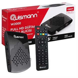 Wismann W2000 Full HD Dijital Mini Uydu Alıcısı HDMI TKGS 8000 Kanal Hafızalı