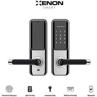 XENON SMART X8051 Akıllı Kapı Kilidi Parmak İzi Şifre Girişli